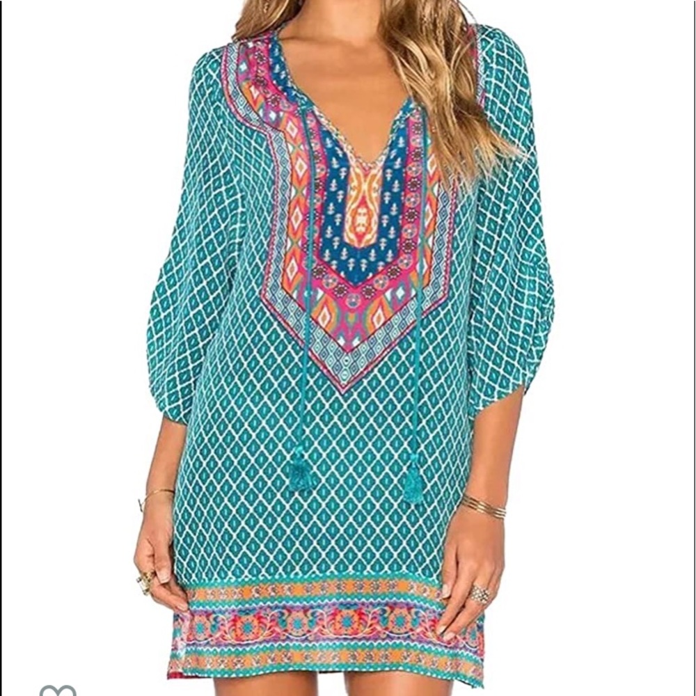 NWOT_BOHO tunic; comfortable, stylish & chic.